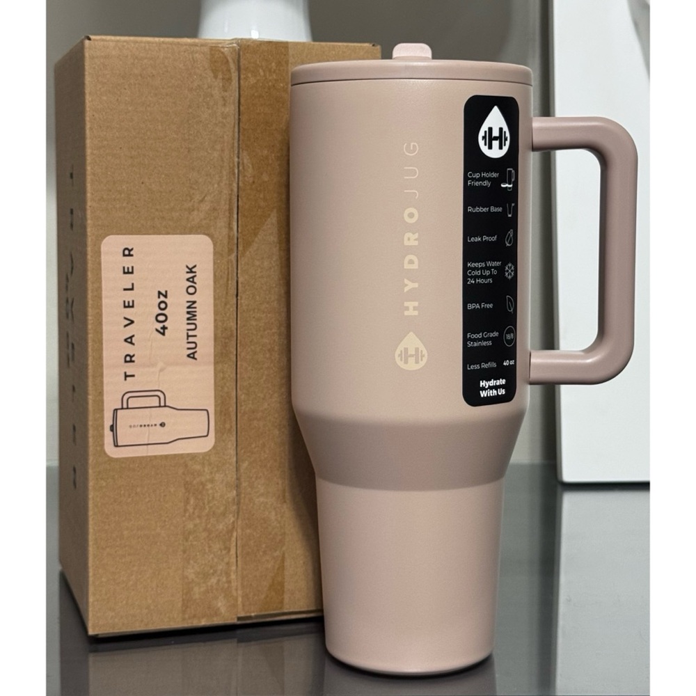 HydroJug 40oz Traveler, AUTUMN OAK